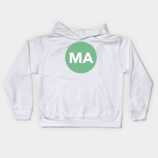 MASSACHUSETTS Kids Hoodie